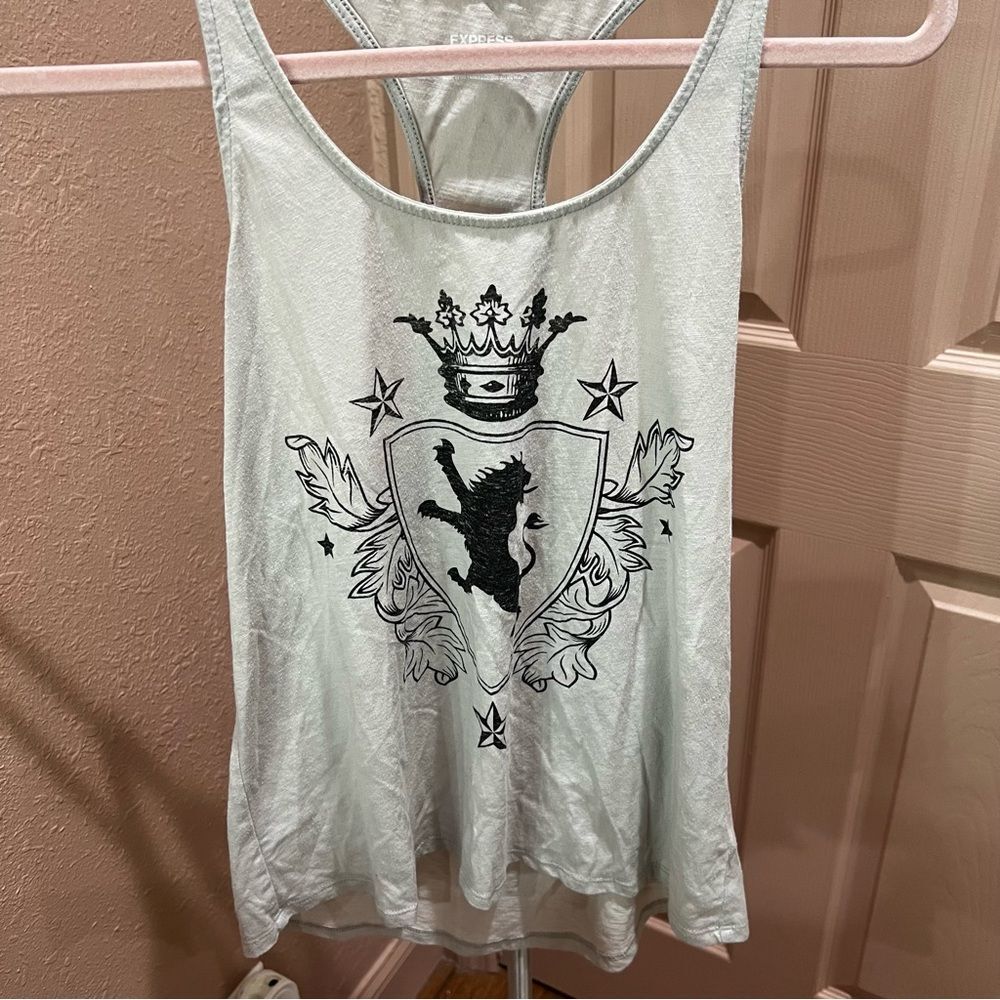 Express Logo Razorback Tank Top - Picture 3 of 16